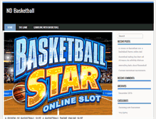 Tablet Screenshot of ndbasketball.com